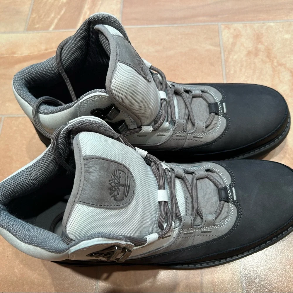 Timberland Men's Dark Gray & Black Hommes 43 North Mid Hiking Boots